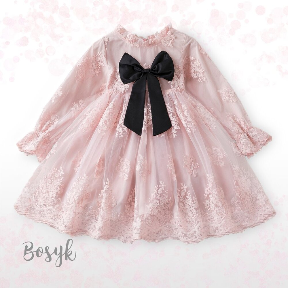 NEW - Carmin The Spanish Dress - Light Pink -Dress for Girls - Elegant Dresses